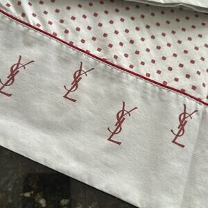 Vintage Yves Saint Laurent 1983 king size pillowcases set of two unused